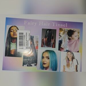 Hair Tinsel Kit - Black and Silver